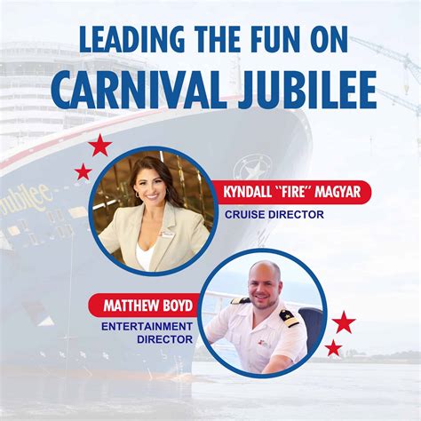 Carnival Announces Cruise Director for Next New Ship, Carnival Jubilee