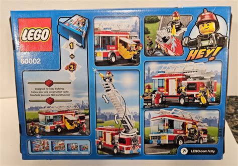 Lego City Fire Truck 60002 208 Piece Set Brand New Sealed Ebay