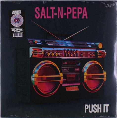 Salt N Pepa Push It Limited Edition Splatter Vinyl Single 12 Jpc