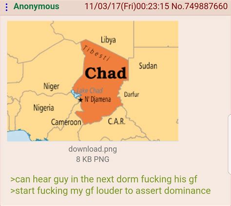 The Country Of Chad Is Literally Chad Shaped Invest Memeeconomy