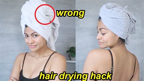 3 easy ways to wrap hair with a t shirt hair washing hacks everyone should know youtube