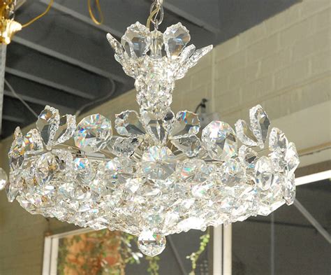 Schonbek Crystal Chandelier At 1stdibs