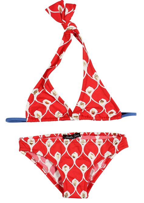 retro red and gold bikini girls beachwear bikinis girls bathing suits