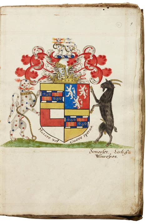 Sold Price Heraldic Manuscript With The Arms Of English Nobility