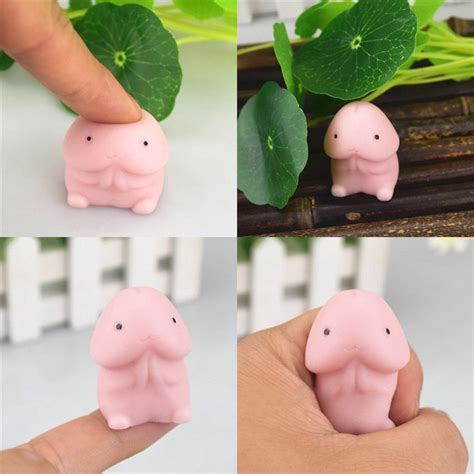 Cute Mini Soft Spoof Babe Dick Shape Hand Toys Stress Reducers Pinch Funny Toy EBay