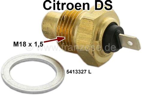 sonde de température dans la pompe à eau Citroën DS M18x1 5 sonde