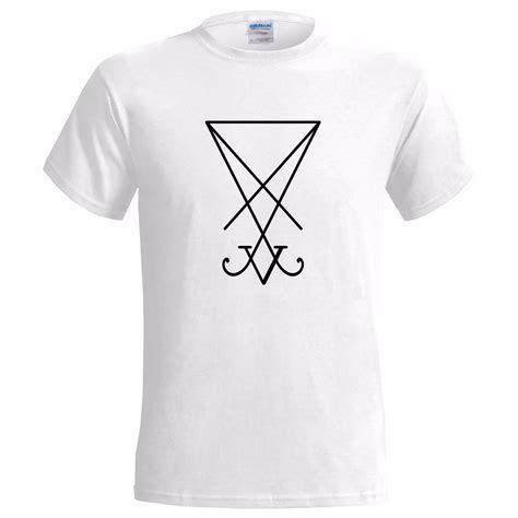 Sign Of Lucifer Mens T Shirt Sign Satan Demon Demonology Magic Occult
