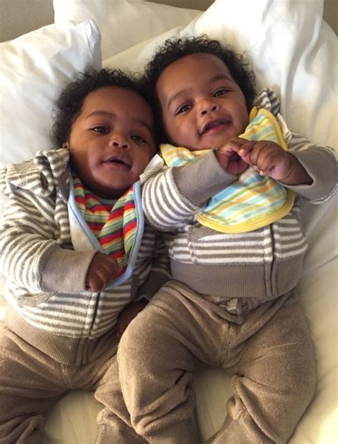 23 Inspiration Pictures Of Cute Black Twin Babies