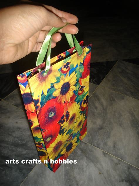 Arts Crafts N Hobbies Reusable Paper T Bag