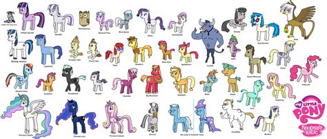 My Little Pony Names And Pictures Lieblings Tv Shows