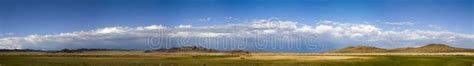 Mongolian Steppe Landscape Panorama Stock Photo Image Of Mongolian