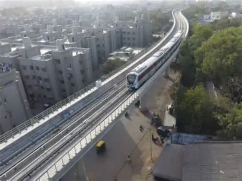 metro connecting ahmedabad s east and west to be operational from june 2022 the live ahmedabad