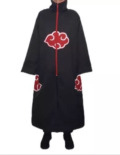 Cosplay Manto Naruto Akatsuki Itachi Kunai Shuriken Bandana Venda Em