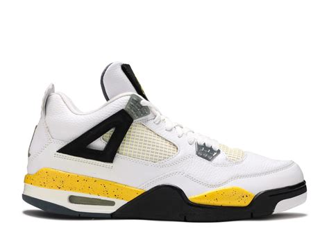 Air Jordan 4 Retro Ls Tour Yellow Air Jordan 314254 171 White