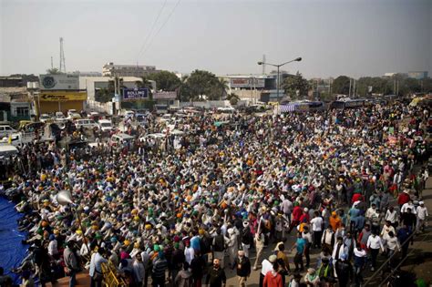 The farmers have been protesting outside delhi for more than two months, demanding the reversal of government reforms designed to open up the agricultural sector to market forces. No breakthrough in India's talks with protesting farmers