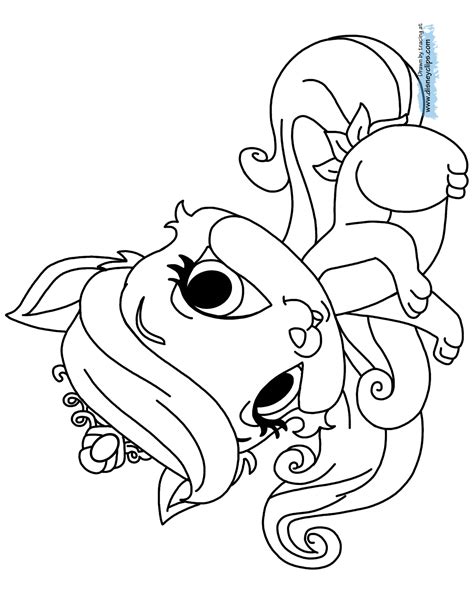 Palace Pets Coloring Pages To Print Coloring Pages