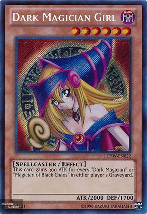 Dark Magician Girl Lcyw En022 Secret Rare Unlimited Nm