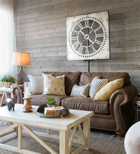Small living room in modern style clean, straight lines and uncluttered space are. A Farmhouse Living Room That Will Make You Want A Brown ...
