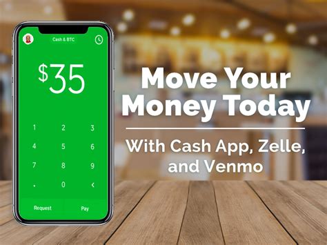 Does cash app work in all countries? Move Your Money Today with Zelle, Cash App or Venmo. Get ...