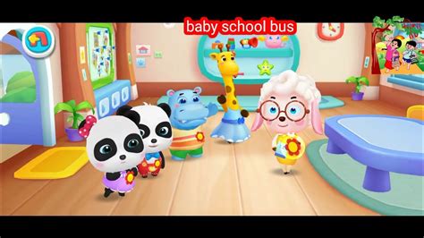 Baby Bus ♦little Panda School Bus Go Shopping Kids Cartoon Kids