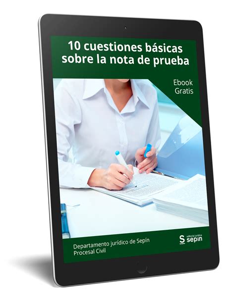 Ebook Gratis 10 Cuestiones Básicas Sobre La Nota De Prueba
