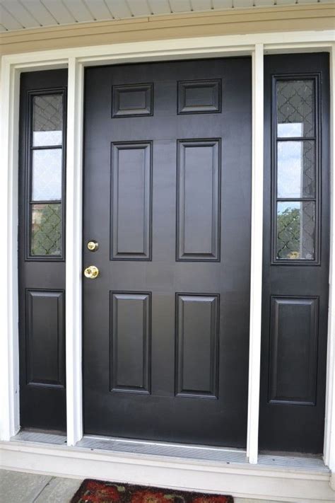20 Black Front Door Designs For An Elegant Looking Living Space With
