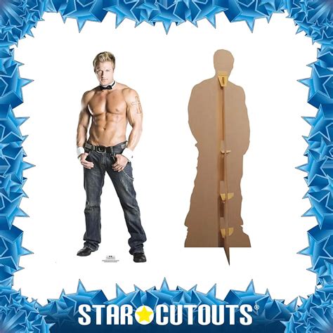 Billy Bow Tie And Shirt Cuffs Chippendales Lifesize Cardboard Cutout