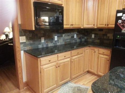 Hawaii granite works with oak cabinets in almost the same way. 17 Best images about UBA TUBA GRANITE on Pinterest | Peacocks, Popular and On light