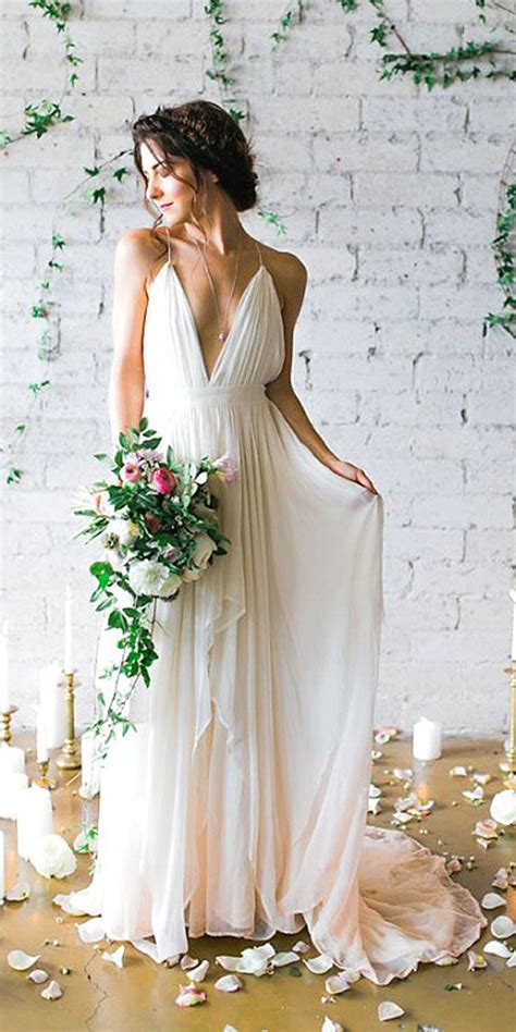 greek wedding dresses beach wedding dresses backless wedding dresses with straps ivory