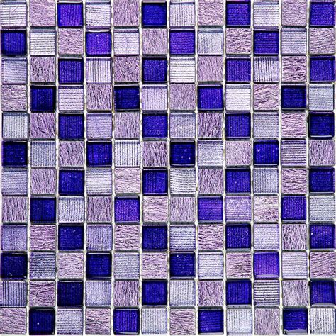 118 X 118 Eclectic Purple Square Mosaic Tile Tile Club