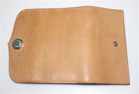 Handmade Leather Wallet Leather Checkbook Wallet Bagswish