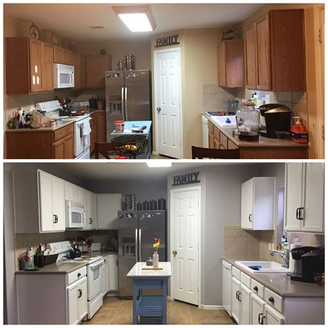 Transforming Your Kitchen Cabinets With A Fresh Coat Of Paint Kitchen
