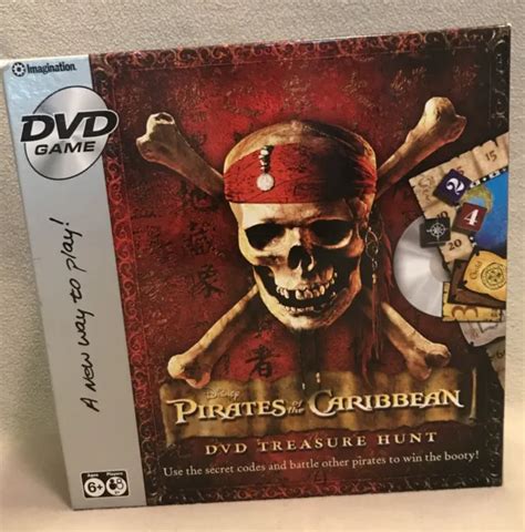 Disney Pirates Of The Caribbean Dvd Treasure Hunt Board Game 2006 12 49 Picclick