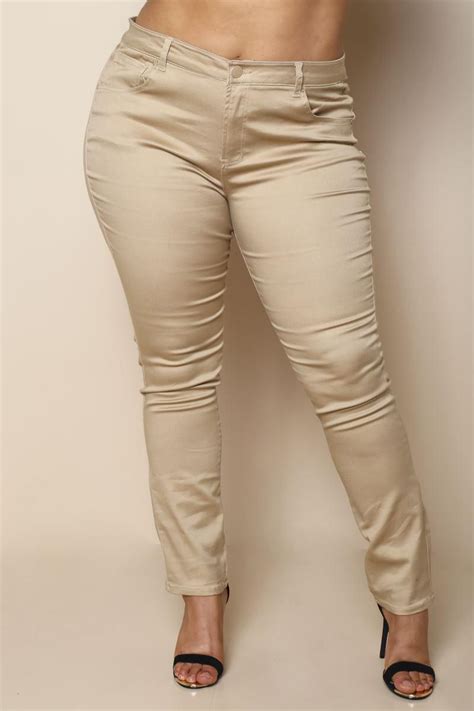 A Pit Of Plus Size Chinos Featuring A Modern Slim Fit Styling Along