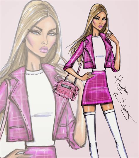 Hayden Williams Fashion Illustrations Fashion Sketches Barbie