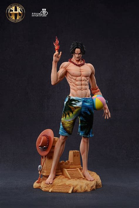 In Stock Ghost Studio 18 One Piece Ace 16 Gk Statue