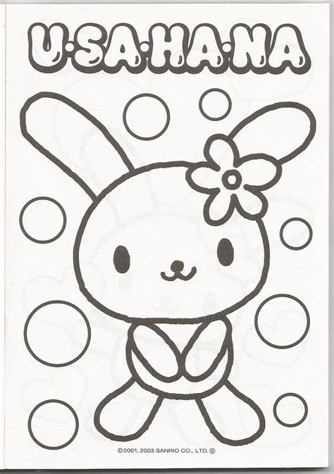 Sanrio Coloring Sketch Coloring Page