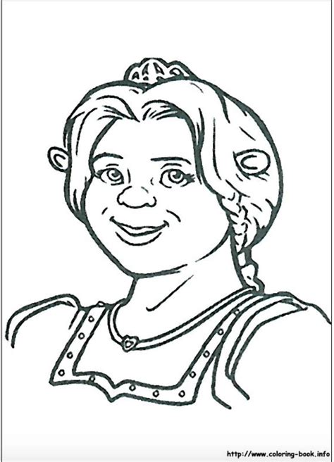 More than 14,000 coloring pages. Princess Fiona from Shrek coloring page | Dibujos ...