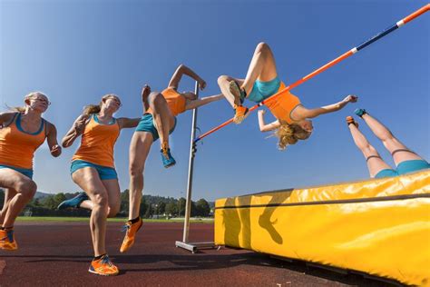 In the past, athletes used a variety of different jumps to clear the bar, including the straddle technique and the scissors jump. High Jump Takeoff Technique