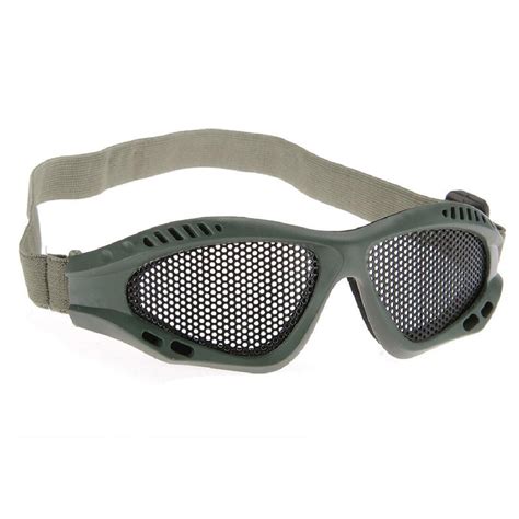 Metal Mesh Anti Fog Goggles Glasses Paintball Tactical Airsoft Eye Protective Safety Goggles For