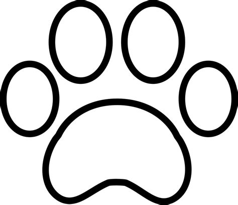 Paw Print Svg Pdf Png Dxf Svg File For Cricut Etsy Bank Home The Best