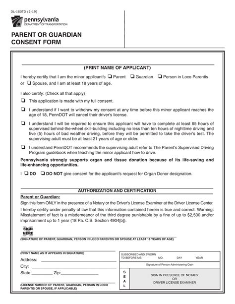 Pennsylvania Department Of Transportation Form Dl 180c Transport