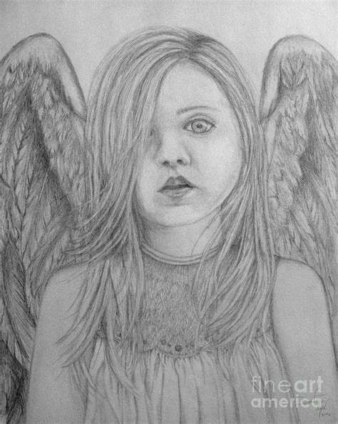 Angel Eyes Drawing By Danita Lyn Fine Art America