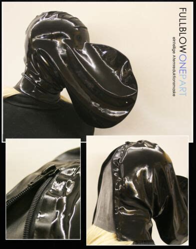 ☀️ Latextil ☀️ Latexmaske Blow 1 Part Breath Play Mask Neu New Ebay