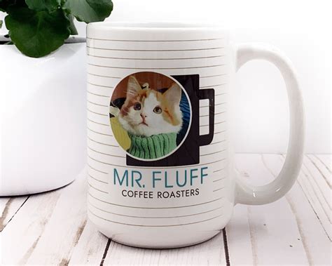 Custom Pet Mug Personalized Pet Photo Mug Cat Or Dog Etsy