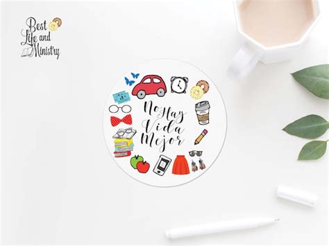 No Hay Vida Mejor Spanish Best Life Ever Stickers Etsy