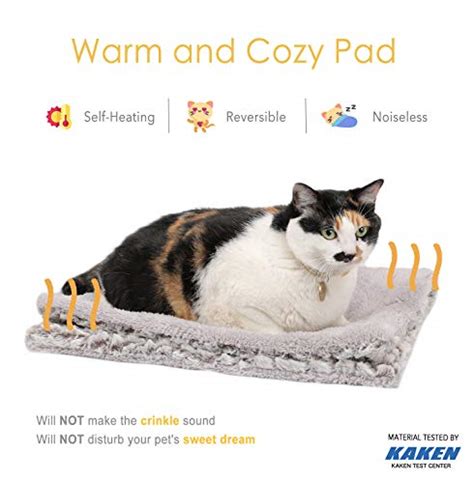 Self Heating Cat Pad Self Warming Cat Dog Bed 275 X 185 Thermal Cat