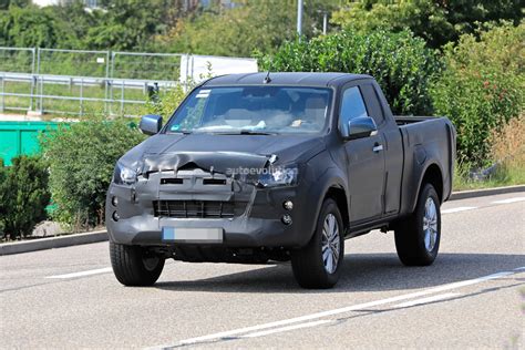 isuzu  max pickup truck spied  germany autoevolution