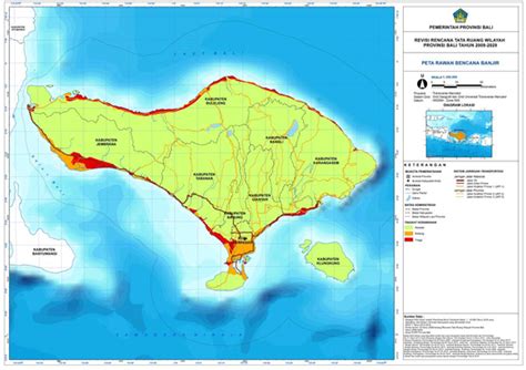 Peta Rawan Bencana Banjir Sistem Informasi Wilayah Dan Tata Ruang Bali