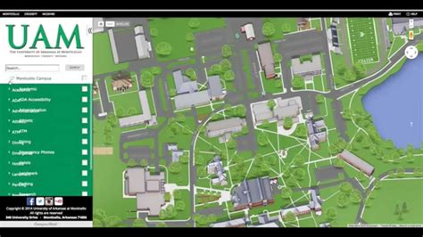University Of Arkansas Campus Map Maps Catalog Online